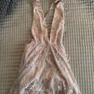 Red Dress Party dress, small, blush